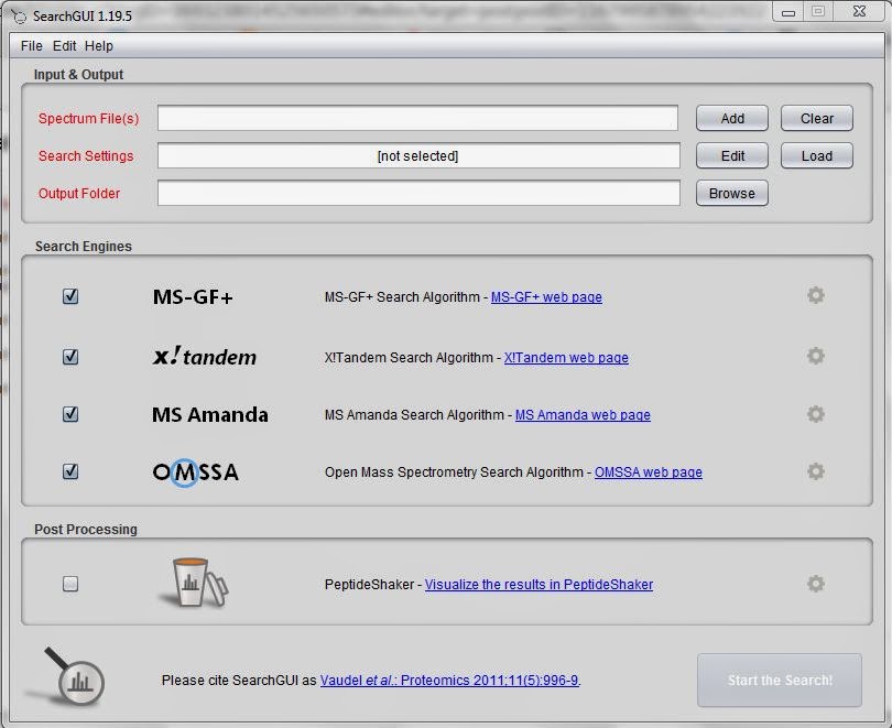 News in Proteomics Research Search GUI!