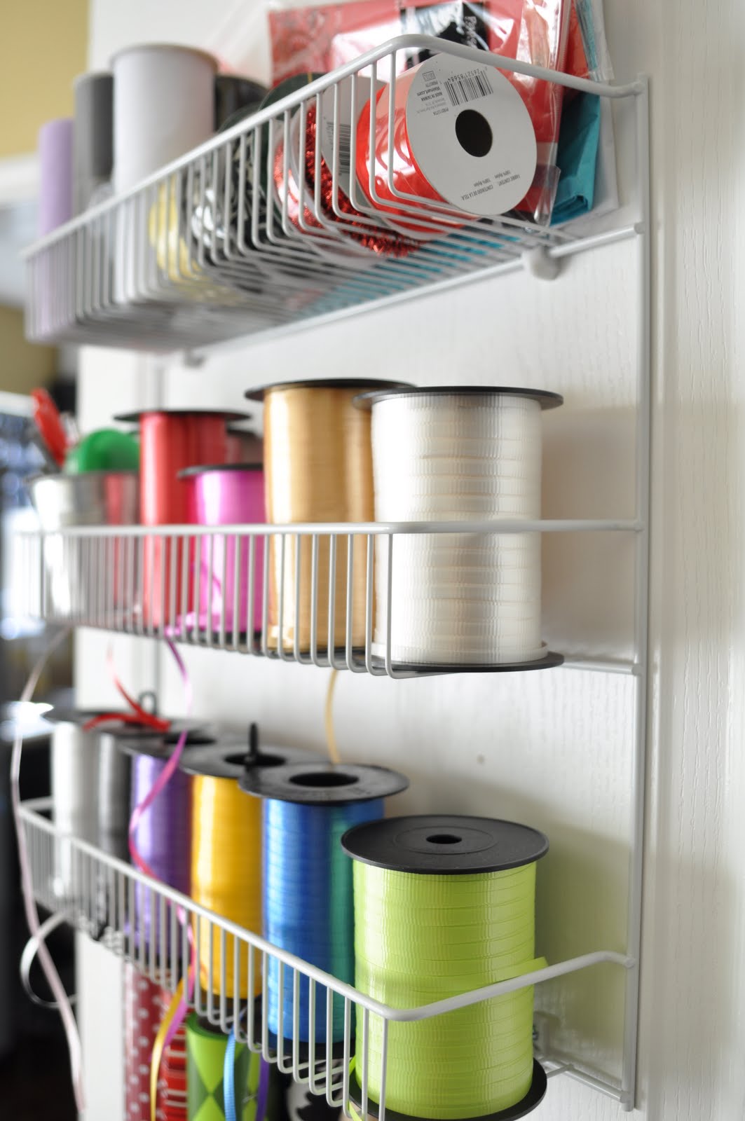 She's crafty Gift Wrap organizer