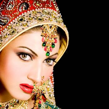 Indian And Palistani Wedding Bridal Makeup Fashion