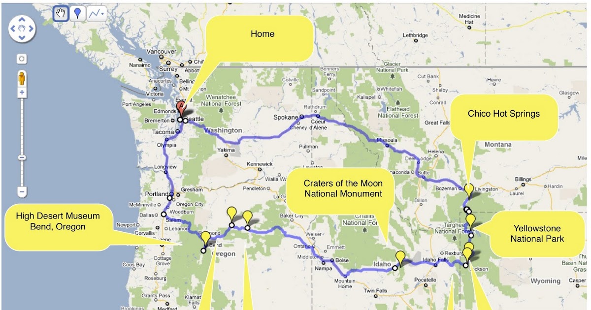 SEATTLE TO YELLOWSTONE ROAD TRIP PLANNER intelligence overview