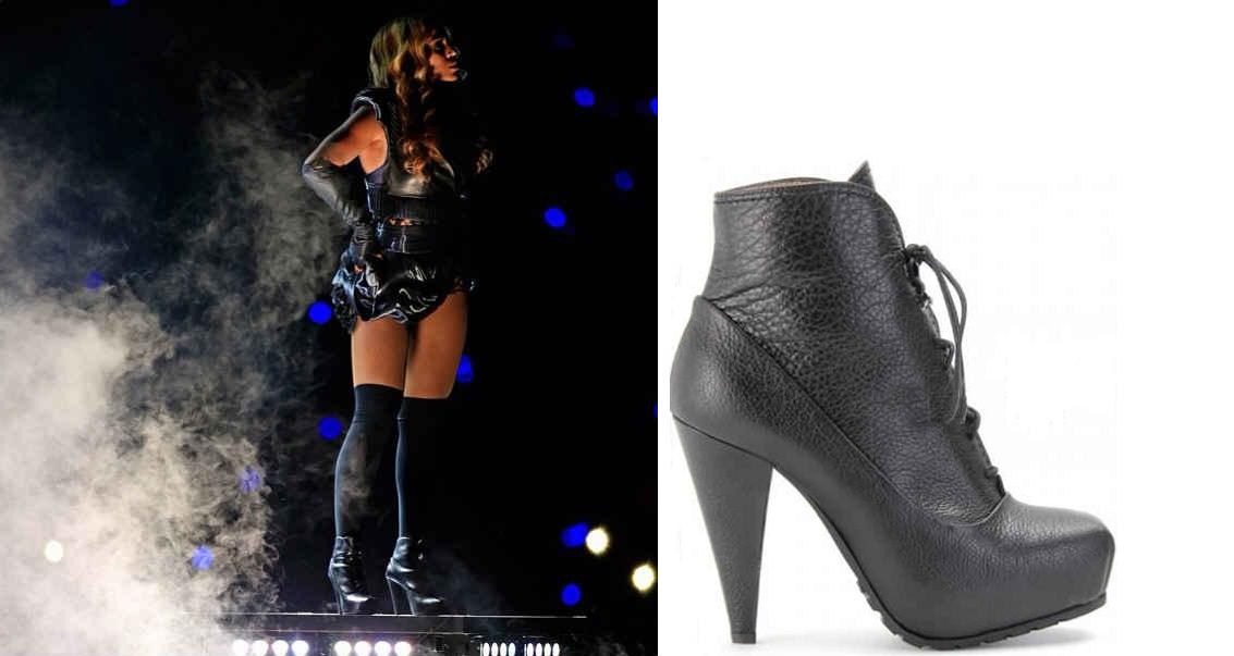 Bel Diamond Beyonce�s Proenza Schouler Super Bowl Boots