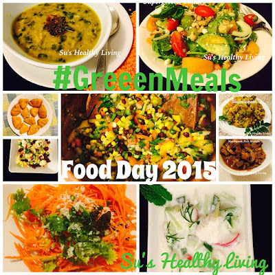 Su's Healthy Living: Food Day Blogger Takeover! #GreenMeal Recipes
