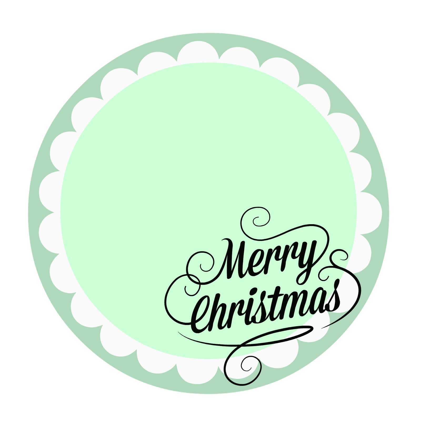 etiqueta de navidad
