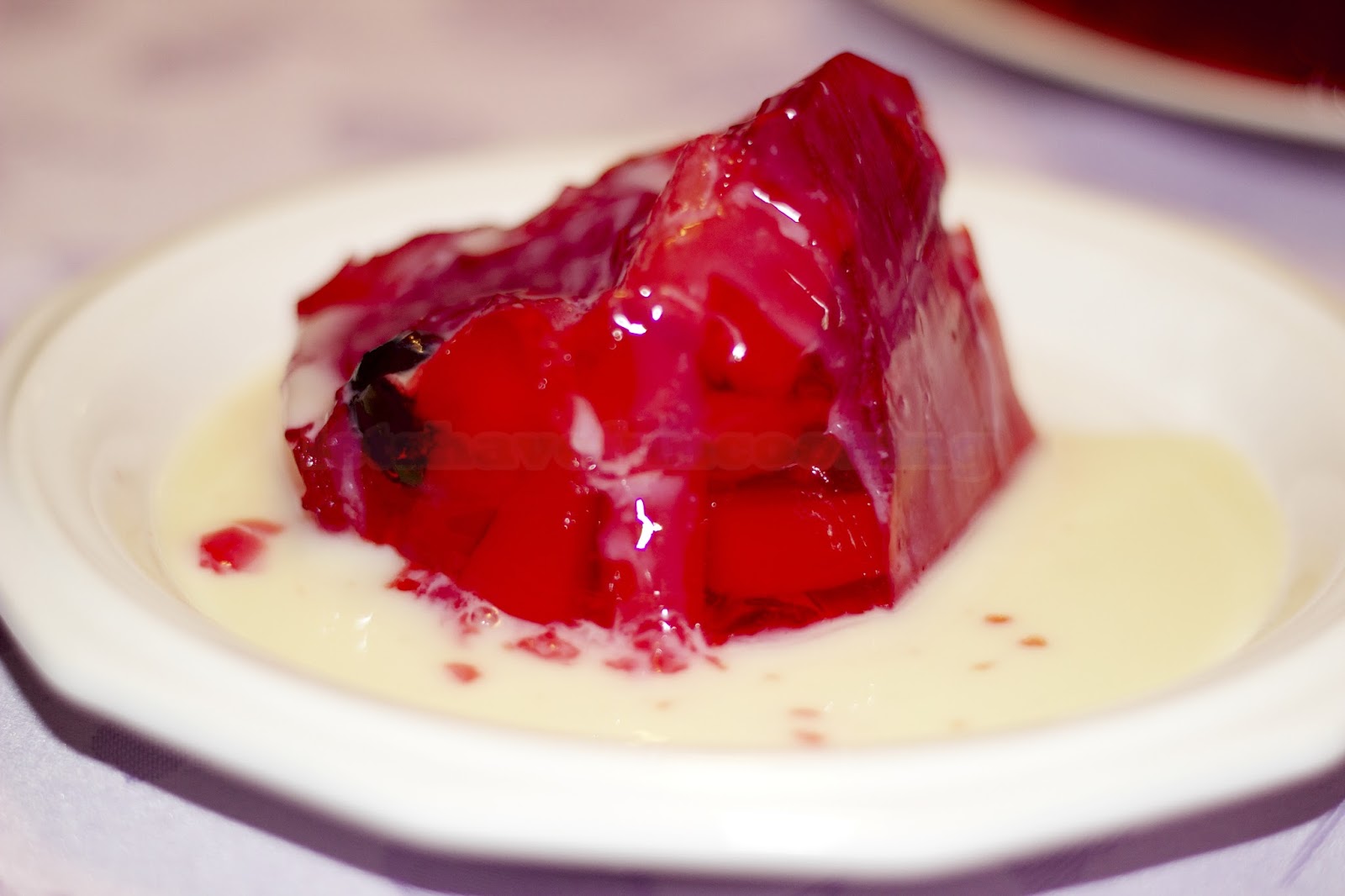 Let's Have Fun Cooking! Fruit Gelatin with Vanilla Sauce (Puding Buah