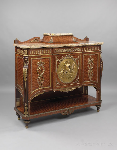 Gilt-Bronze Mounted By François Linke. French, Circa 1900.