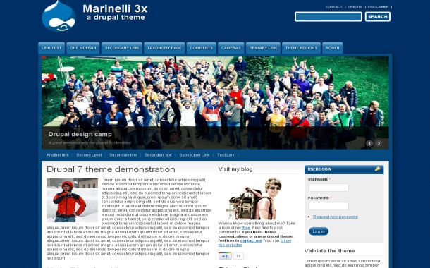 Free Business Blue Jquery Drupal Style Theme Free Business Blue Jquery Drupal Style Theme