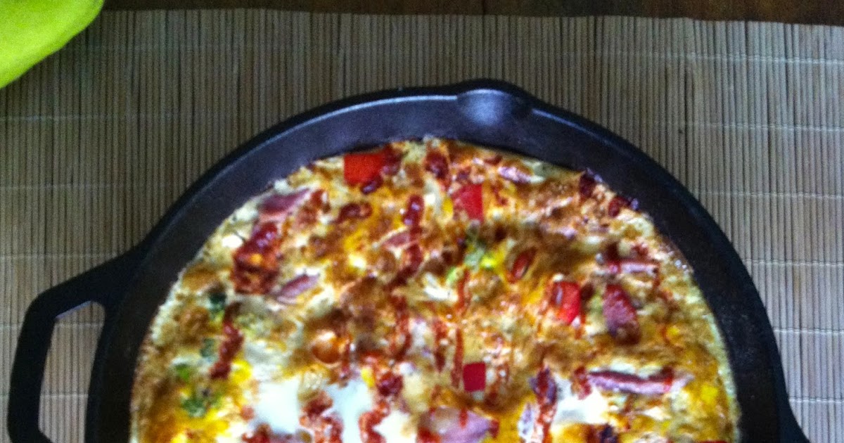 taylor made clean, lowcarb ham & veggie frittata