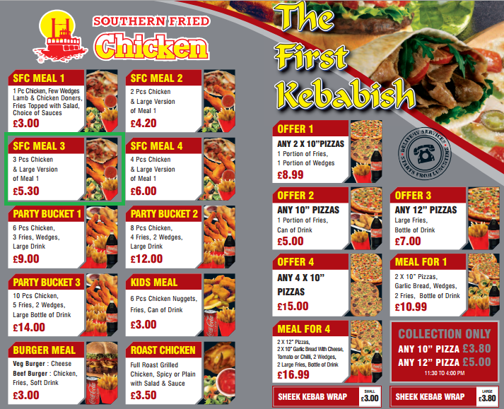 ! A Growing Teenager Diary Malaysia ! Kebabish Express Southern Fried Chicken Sheffield