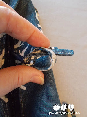 Fabric Zipper Pull Tutorial by Gina's Craft Corner