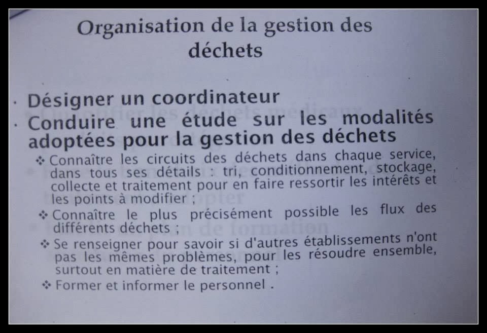 GESTION DES DECHETS