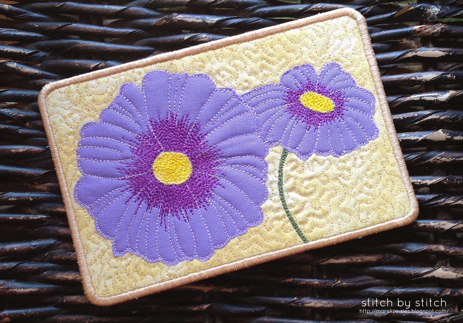 Stitch by Stitch Fabric Postcard Tutorial