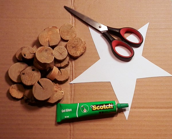 DIY : l'étoile de Noël en bois