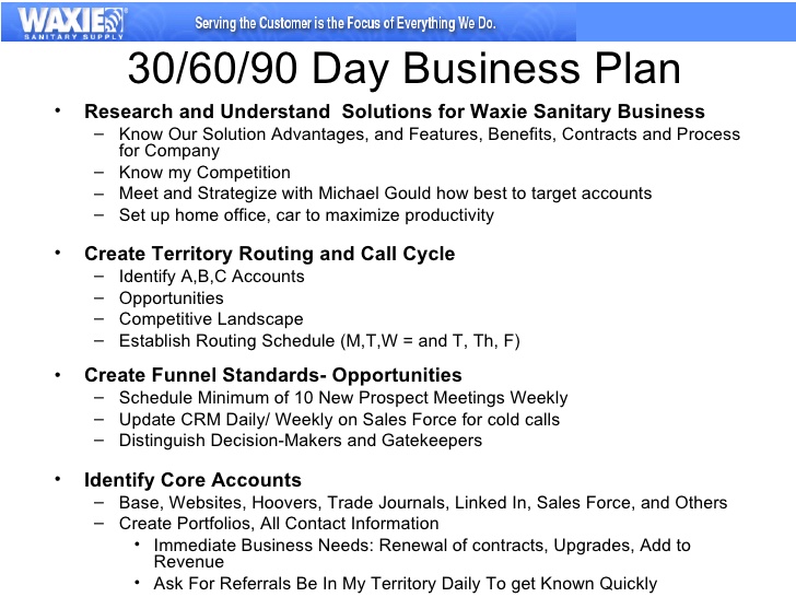 Divisional business plan