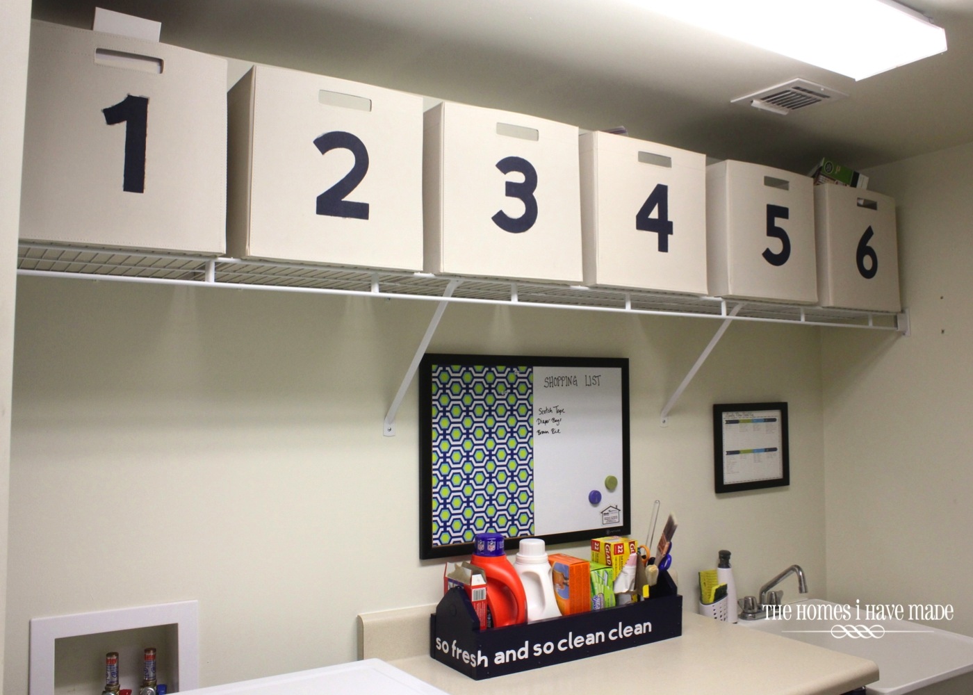 The Laundry Room - How to Coordinate Mis-Matched Baskets for One The Laundry Room - How to Coordinate Mis-Matched Baskets for One