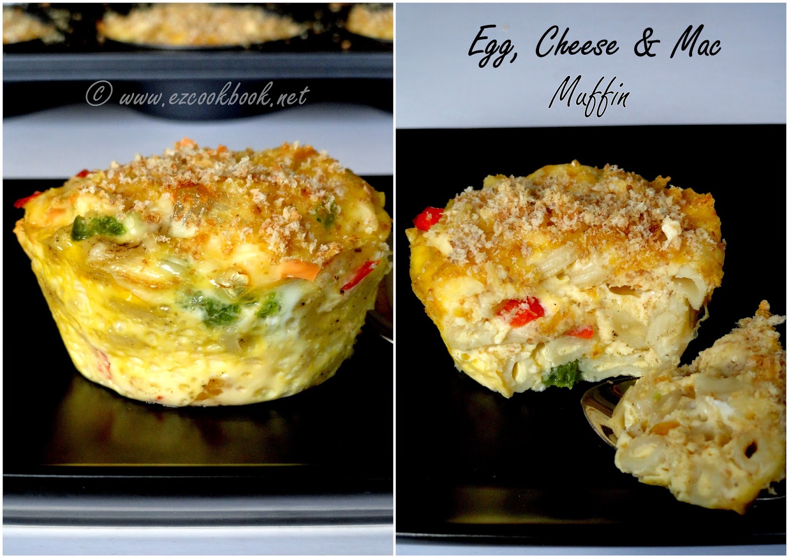 Egg, Cheese & Mac Muffins