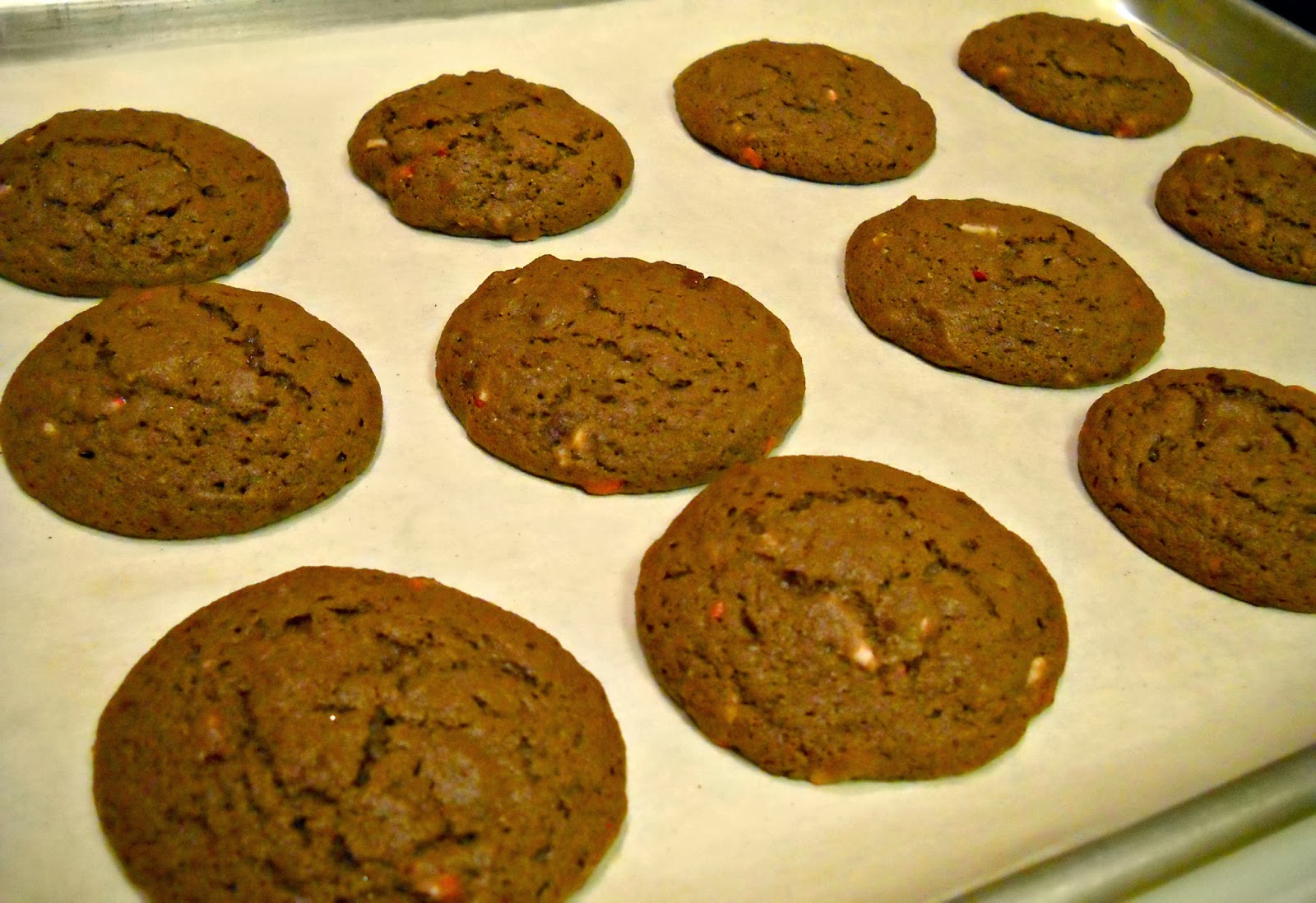 Bake It With Booze! Peppermint Kahlua Chocolate Cookies