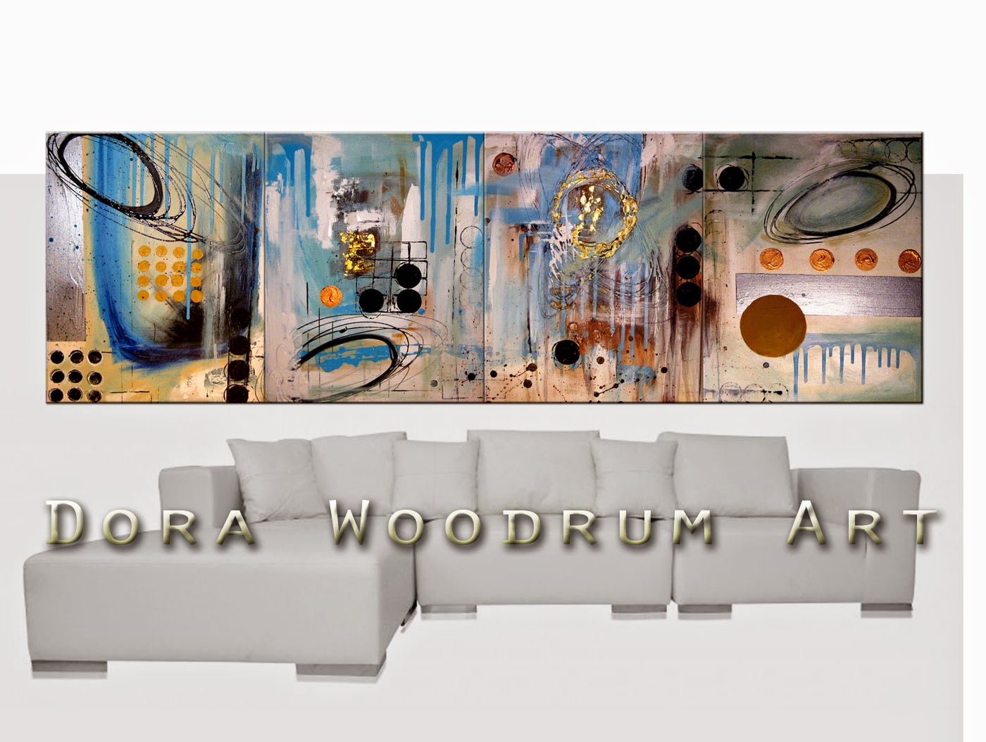 Abstract Painting "The Big Dream" by Dora Woodrum