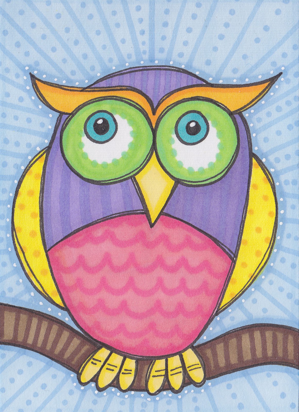 sunkissed corner: Girls in Outer Space and Whimsical Owls Swaps