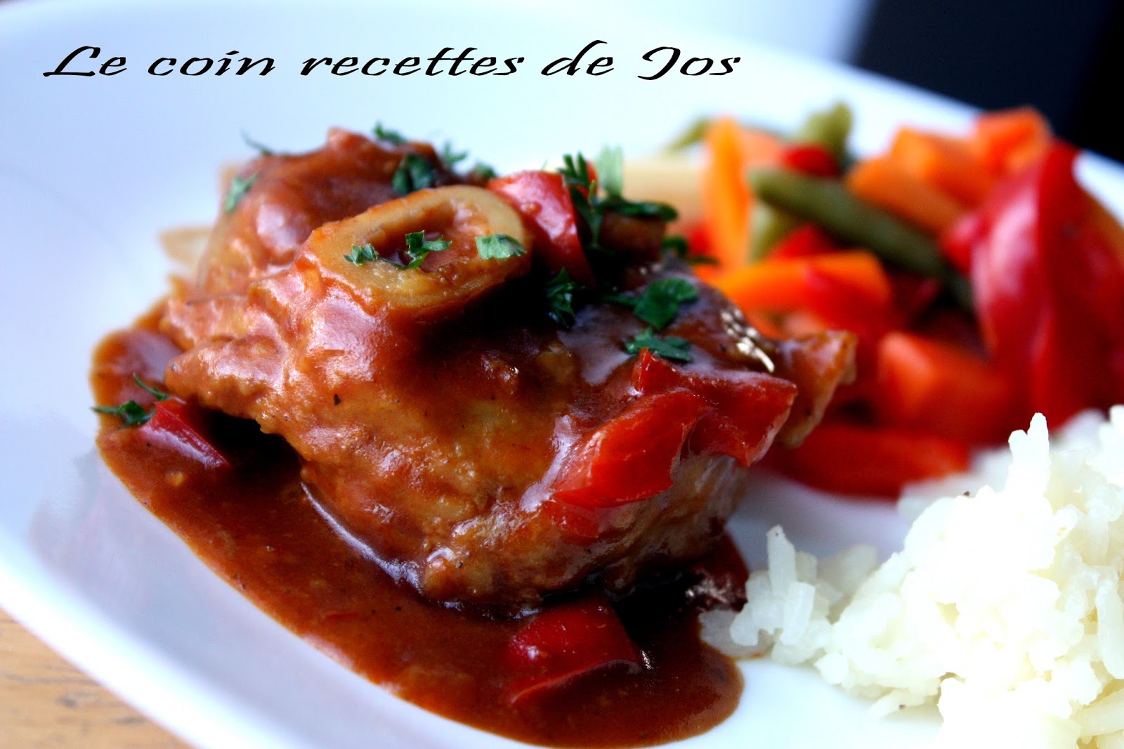 Le Coin Recettes De Jos Osso Buco De Porc A L Indienne