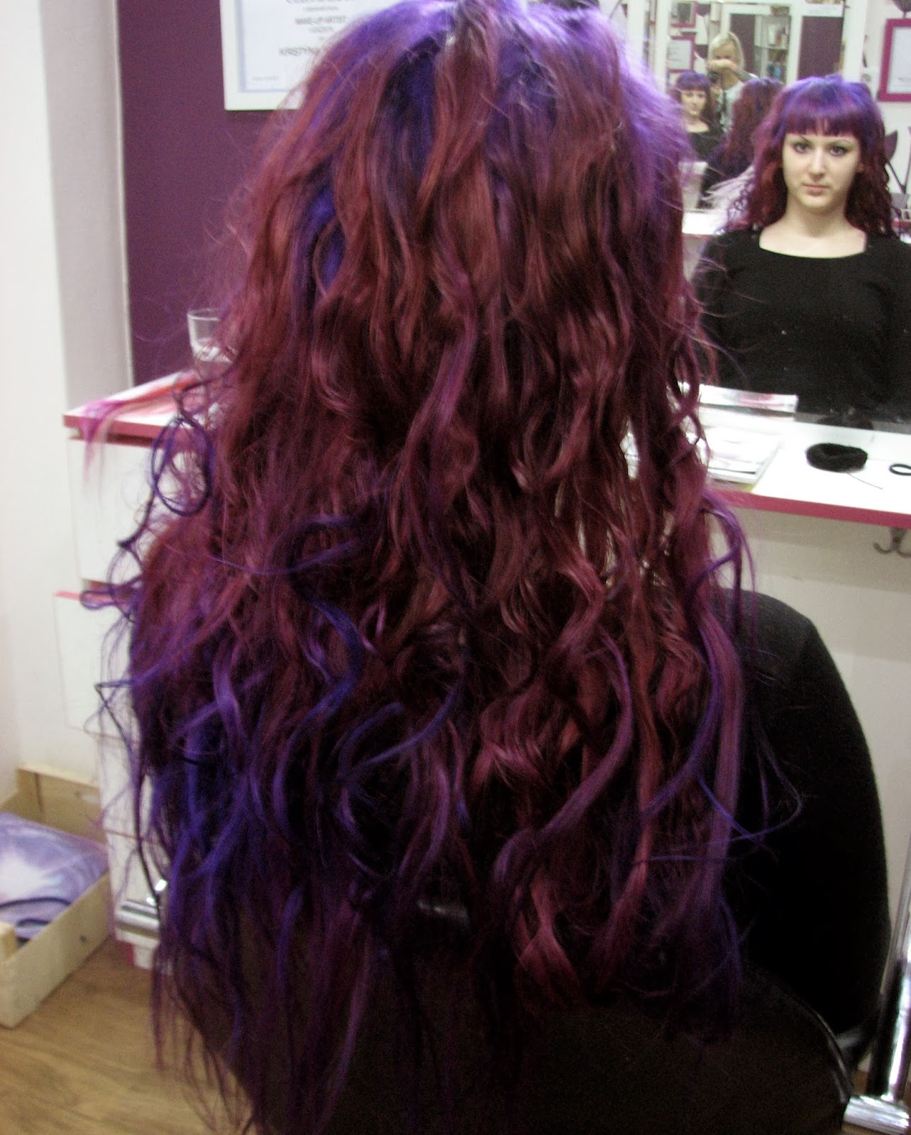 Lena Lednicka What Happens When You Dye Red Hair Purple