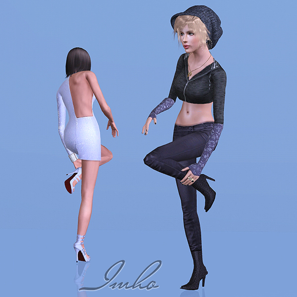 sims, imho, poses