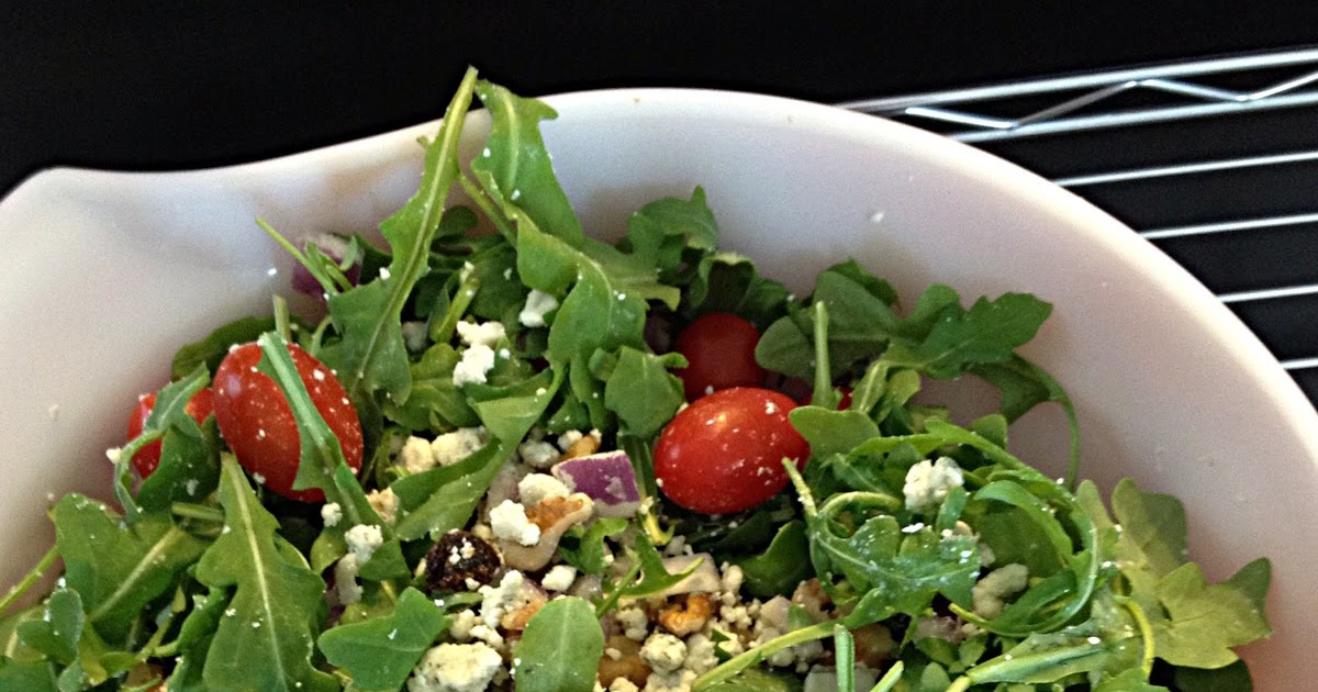 Ciao Bella Kitchen Baby Arugula Salad with Shallot Vinaigrette