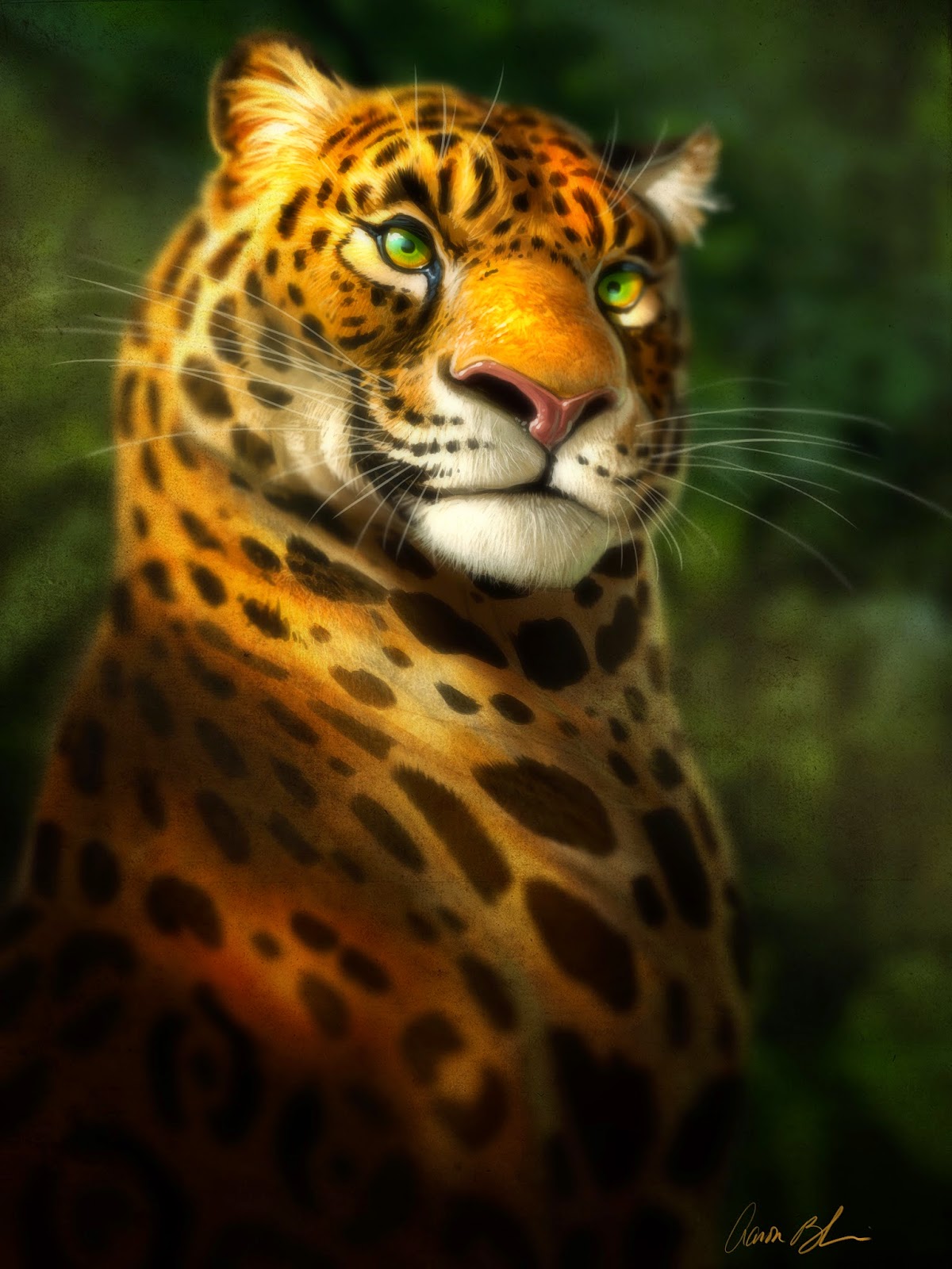 Jaguar King by Aaron Blaise : AdorableArt