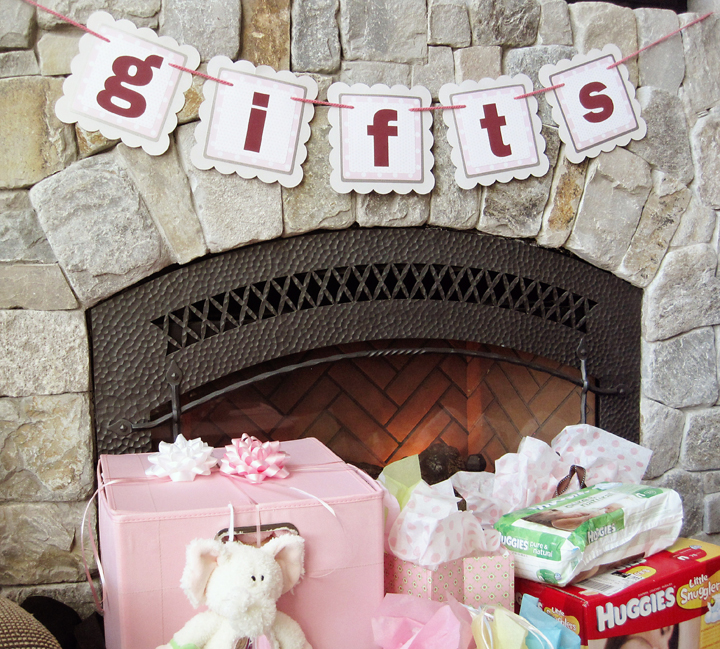 Seriously Daisies Pink & Gray Baby Shower {Favors Entrance & Gifts}