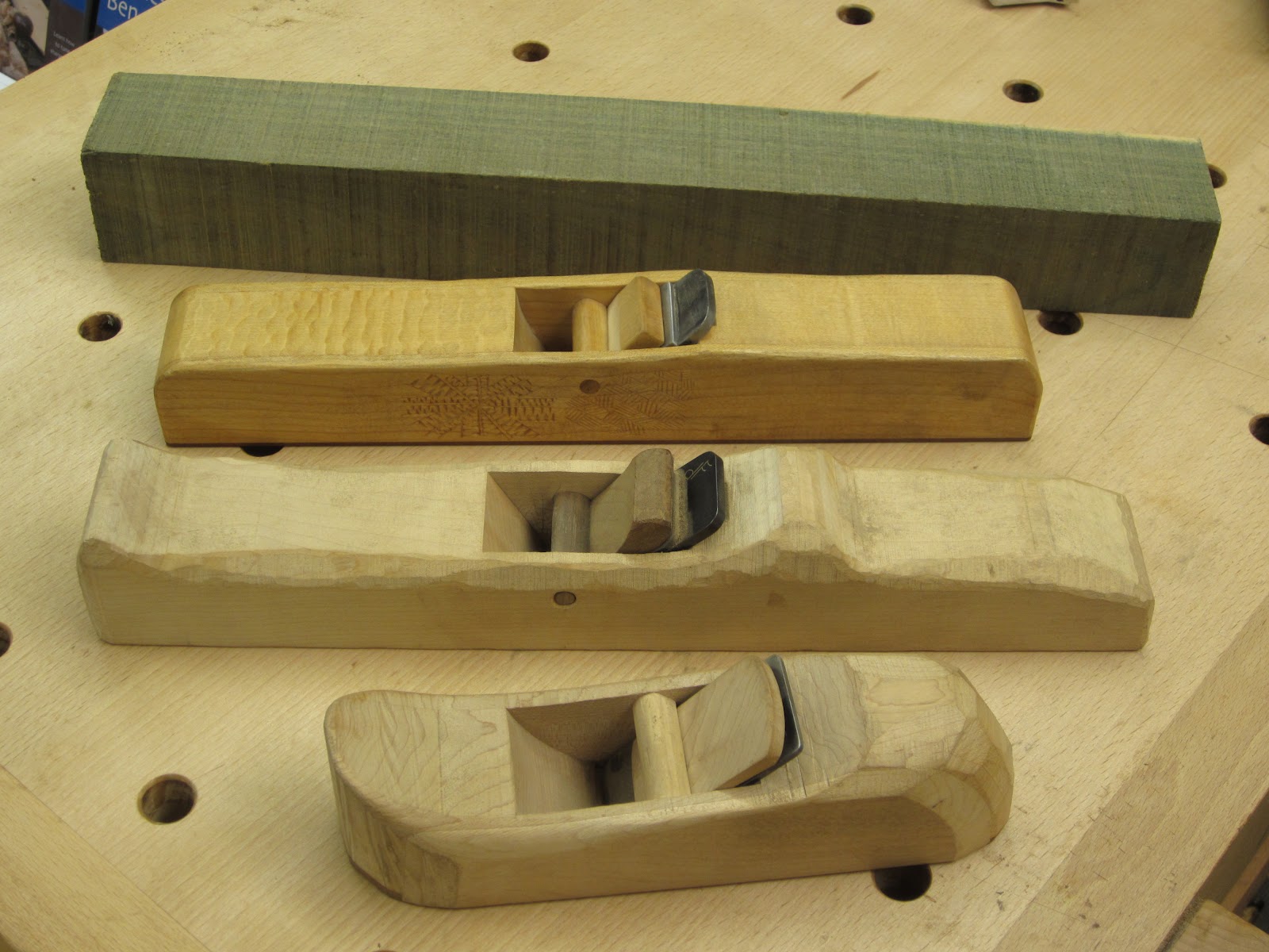 David Barron Furniture Shooting Board Plane in Lignum Vitae