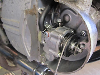 Don't forget this bolt above the oil pump spindle