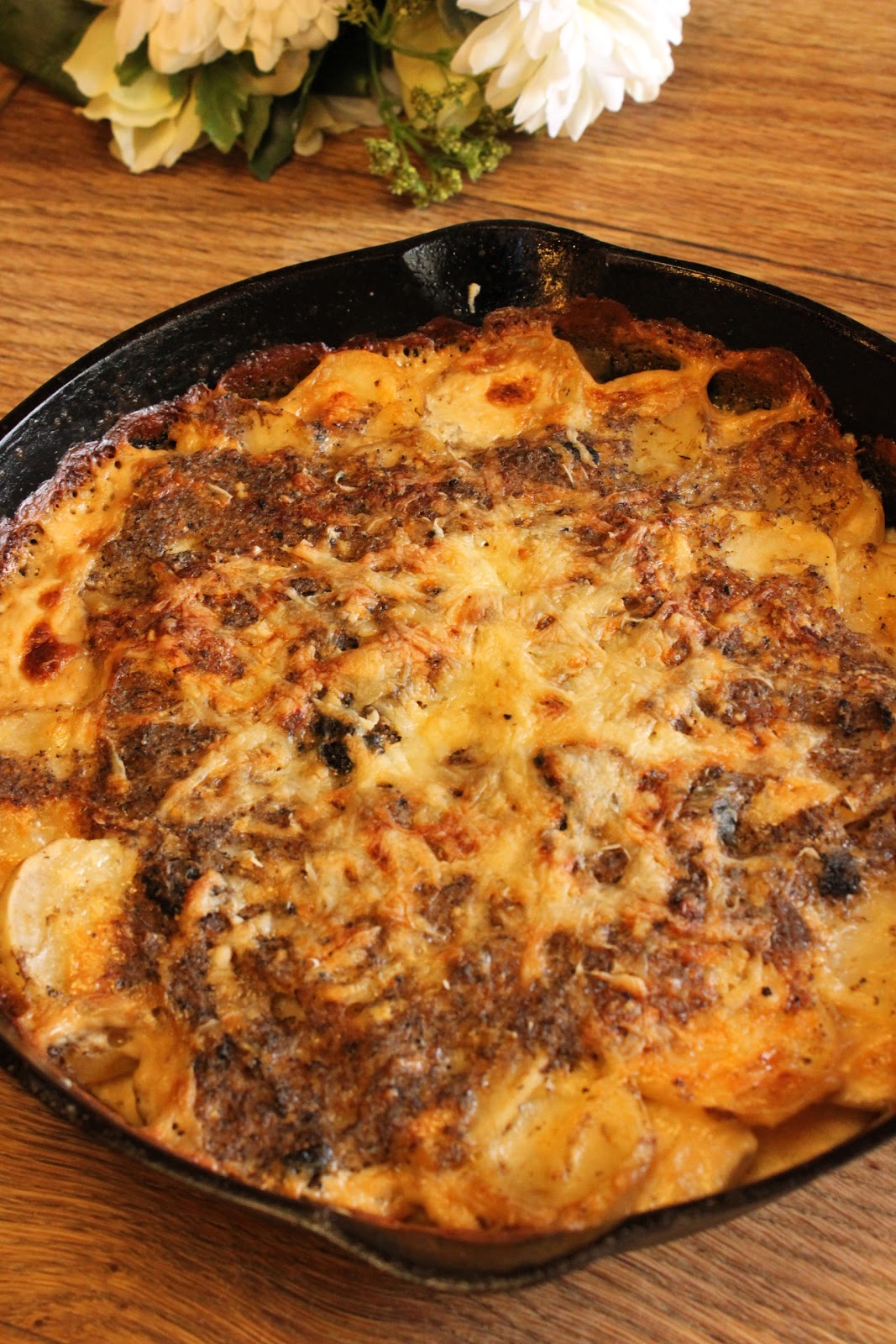 Truffled potato gratin