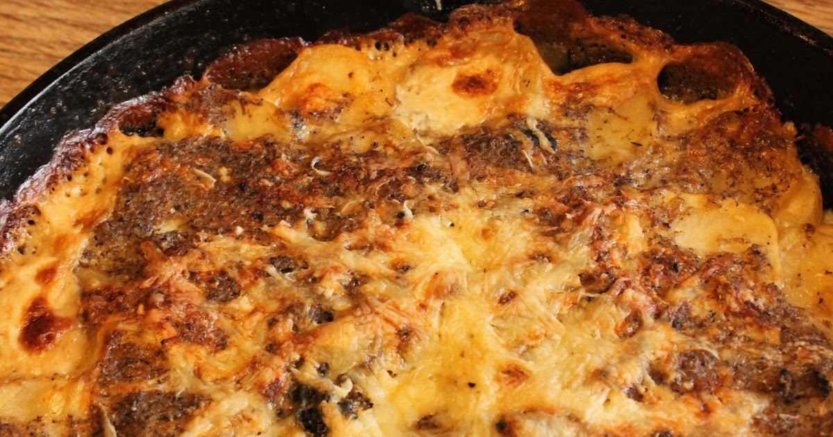 Truffled potato gratin