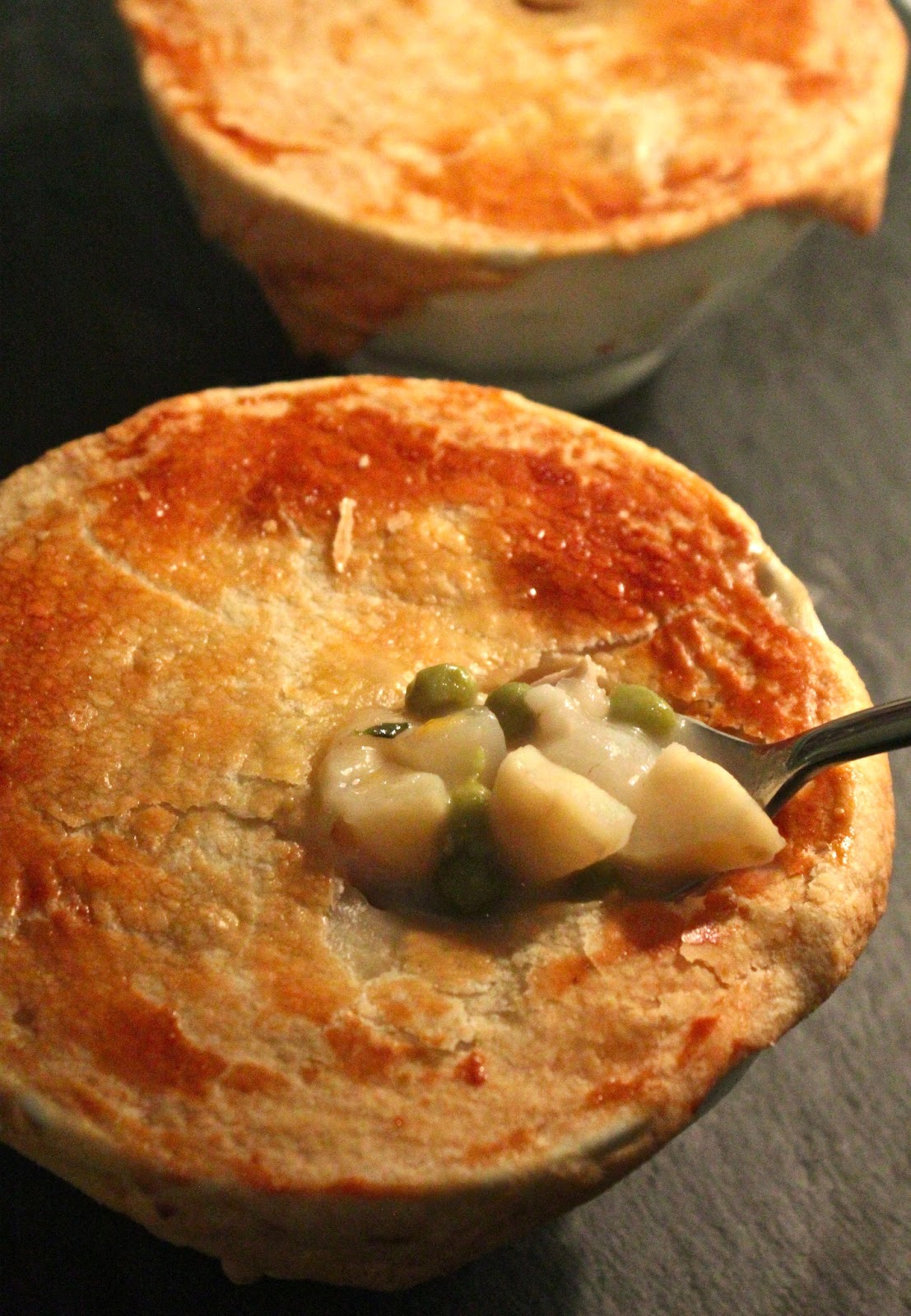 Carey On Lovely Chicken and Root Vegetable Pot Pie