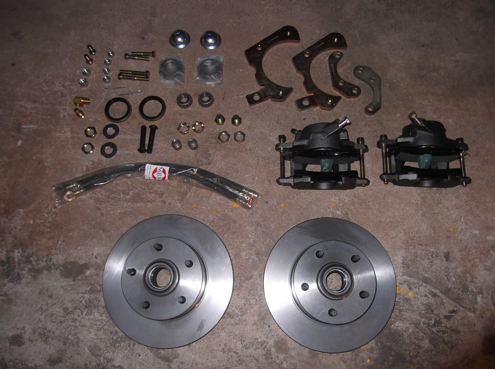 Hot Rods in the Hudson Valley Disc Brakes!!! It's a big one.