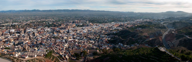 panorama, panoramica, Lorca, ciudad, tilt sfiht, 