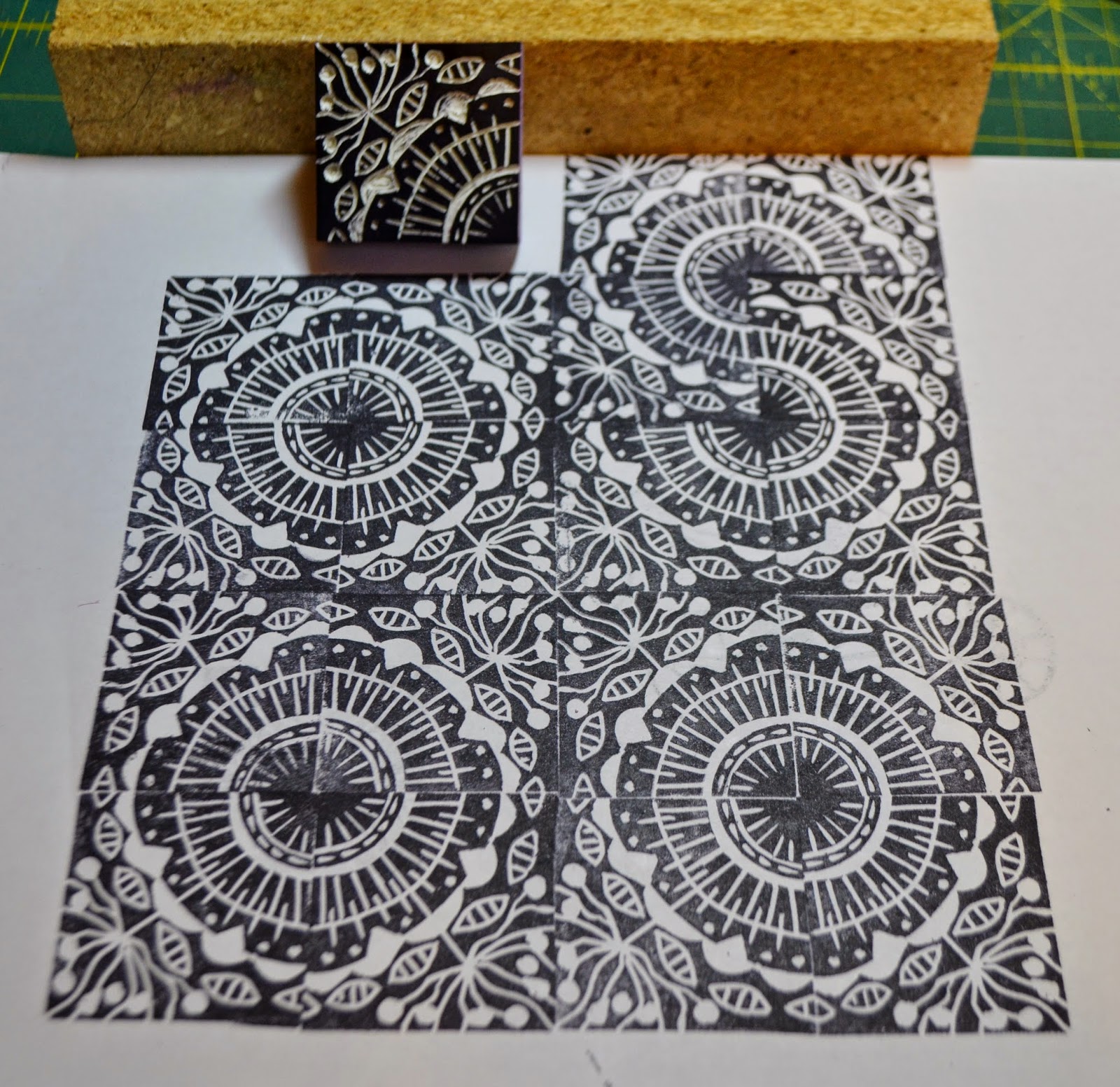 Red Orange Wolff Tile Stamps!!!