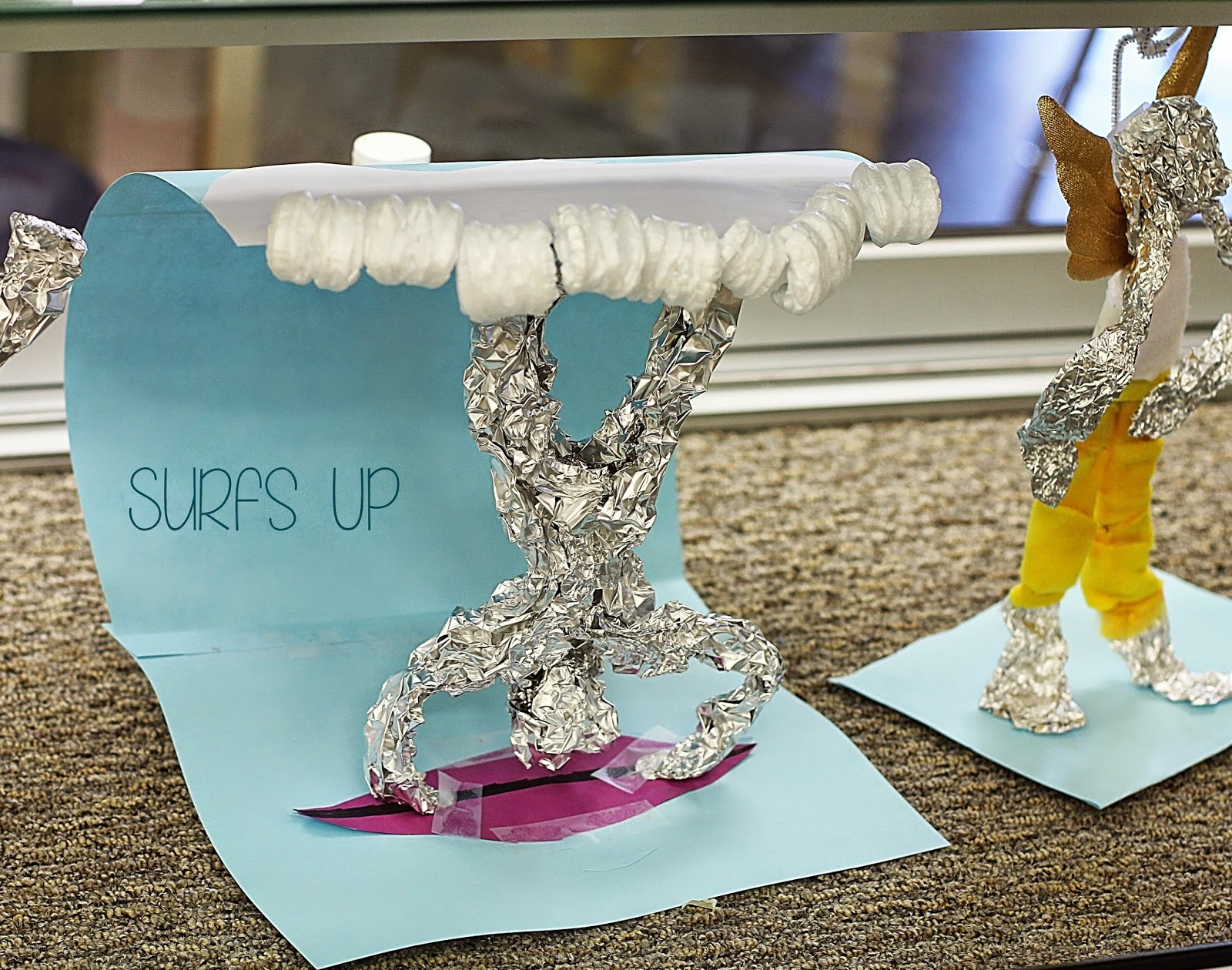 smART Class Foil People Sculptures