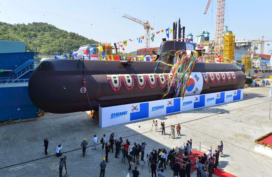 Asian Defence News: South Korea launches sixth Type 214 submarine - KSS