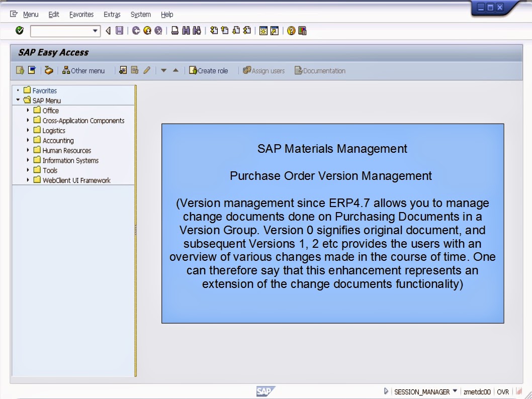 sap learning examination mm version management purchasing purchase order documents