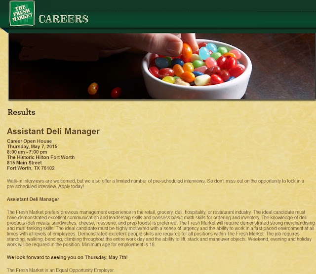 FT Worth TX Assistant Deli Manager Jobs