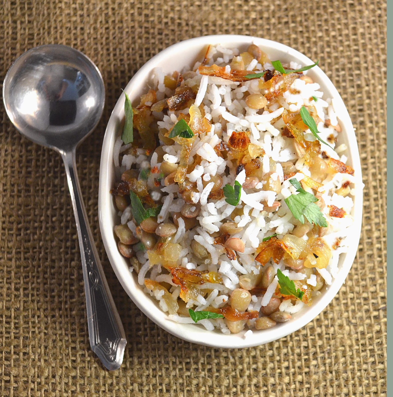 Jilly...Inspired Rice and Lentil Pilaf Creamy Lentils, Fluffy Rice