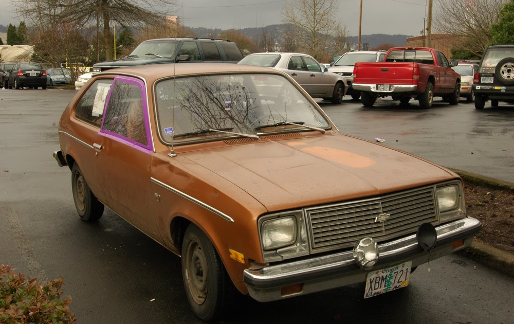 OLD PARKED CARS. 1979 Chevrolet Chevette Hatchback.