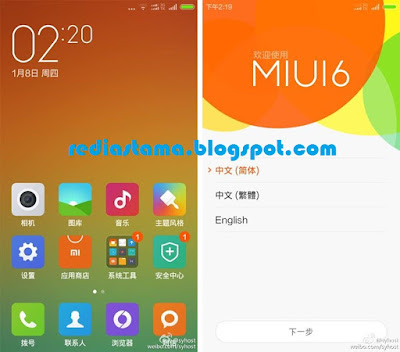 Update Xiaomi Redmi 1s Ke MIUI 6 Kitkat Update Xiaomi Redmi 1s Ke MIUI 6 Kitkat