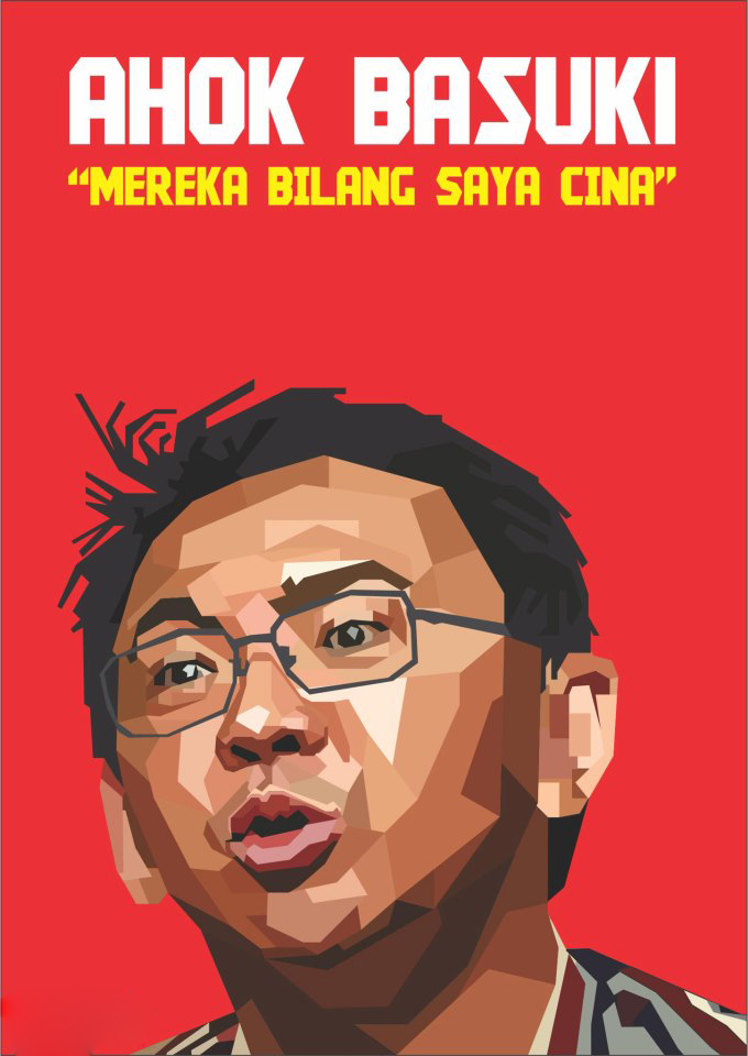 inilah hasil karya anak bangsa sebuah foto kartun "Ahok Basuki" Wakil