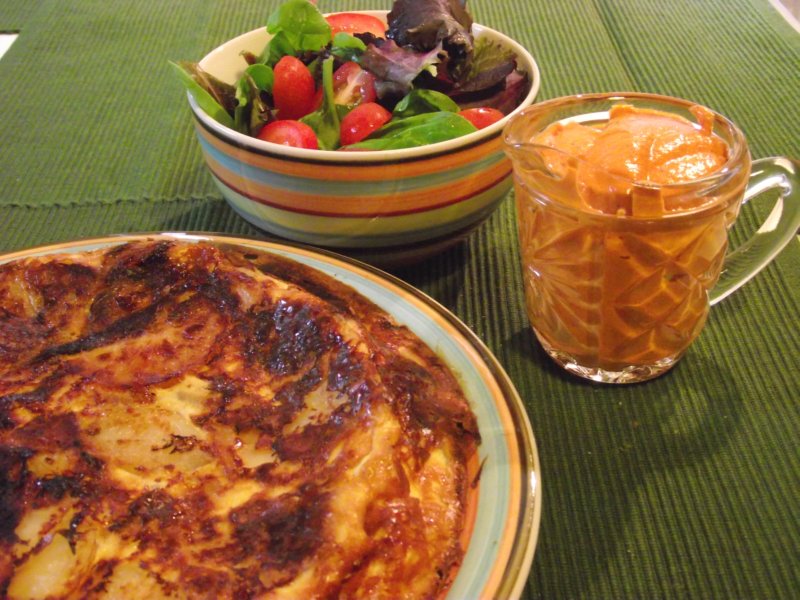 Rocket and Roses Vegan Kitchen Spanish Omelette with Roasted Red