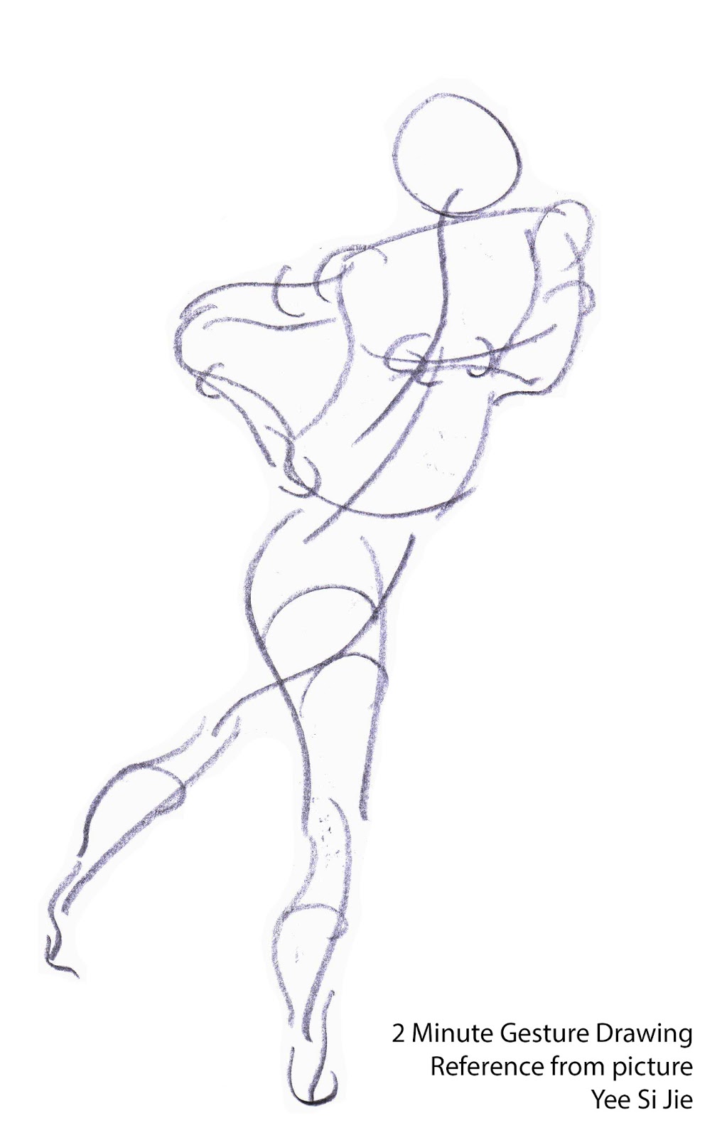 Scribble Line Gesture Drawing : K s port figure drawing post number