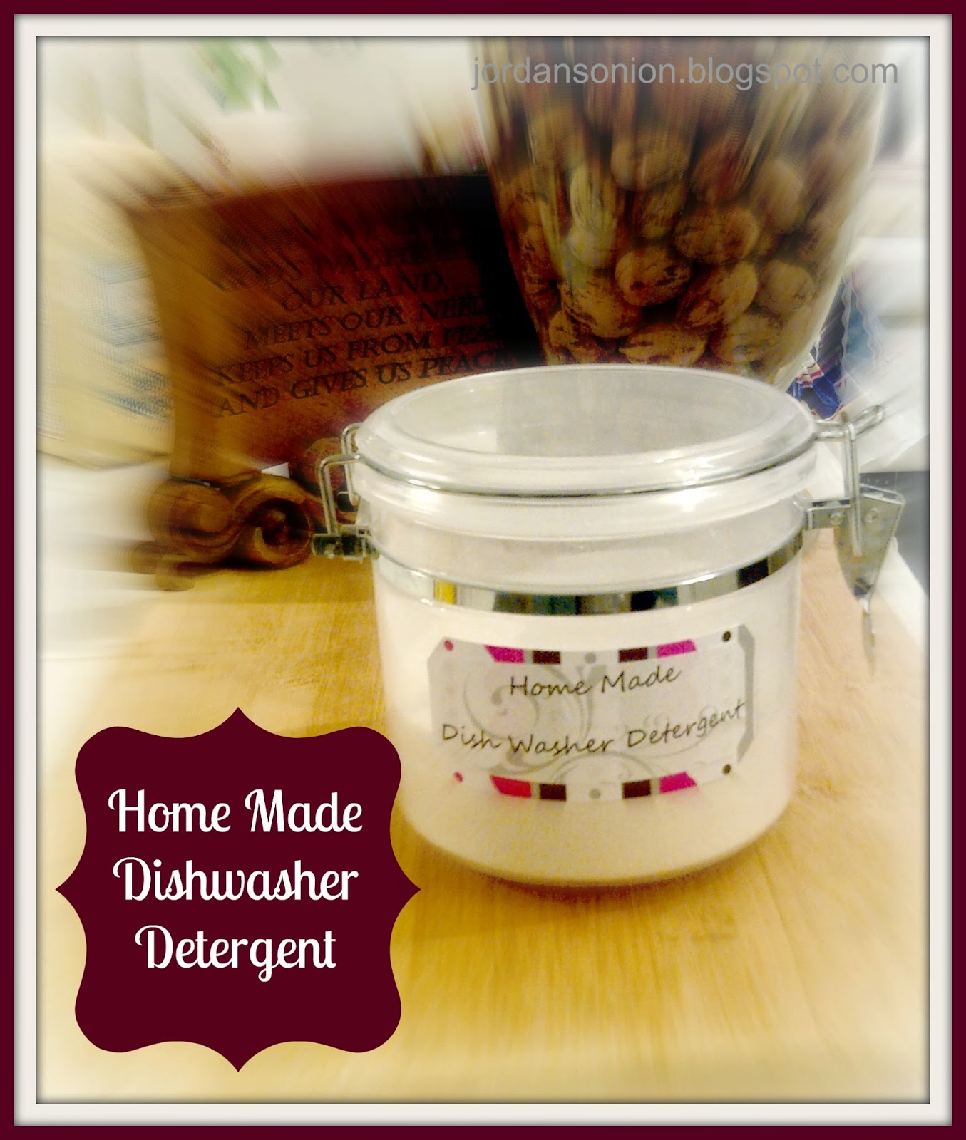 Home Made Dishwasher Detergent Jordan's Easy Entertaining