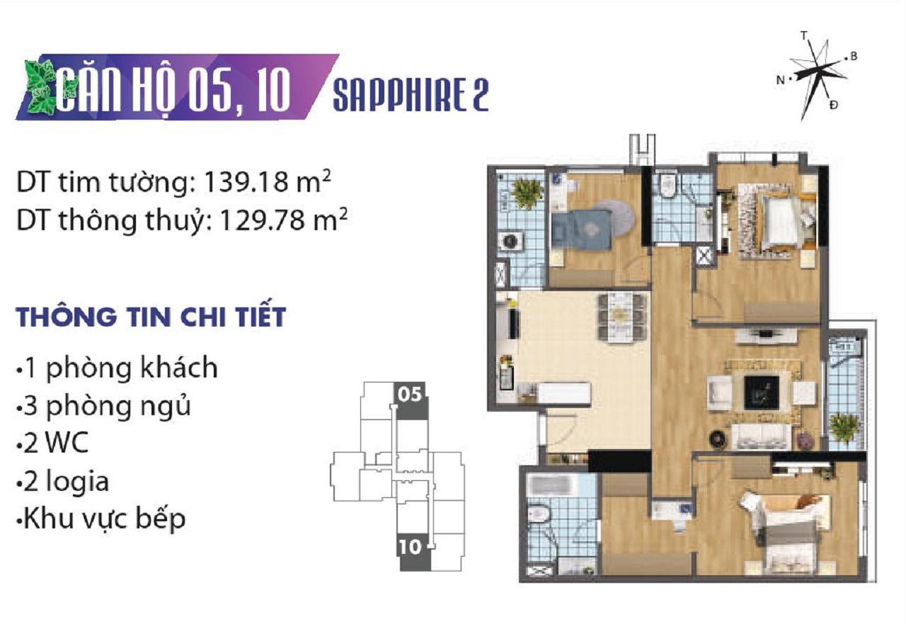 Mặt Bằng Chung Cư Goldmark City Tòa SapPhire 2 Mặt Bằng Chung Cư Goldmark City Tòa SapPhire 2