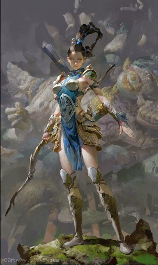 As impressionantes ilustrações de fantasia com um estilo oriental de Fenghua Zhong Fenghua Zhong ilustrações fantasia estilo oriental impressionante lenda sun wukong jornada oeste