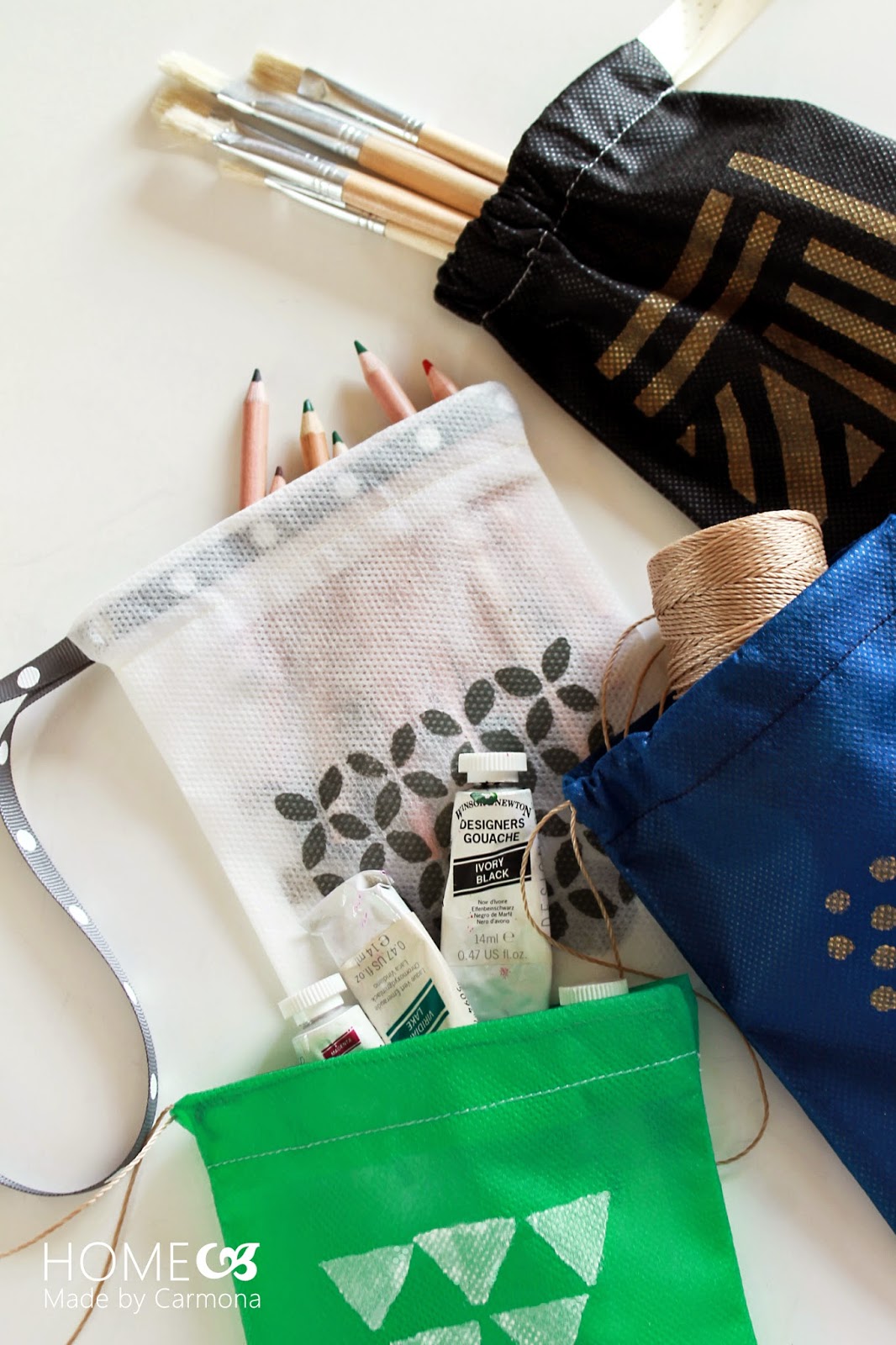 diy drawstring bag